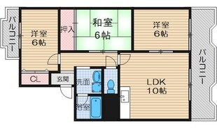 メゾン辻の物件間取画像